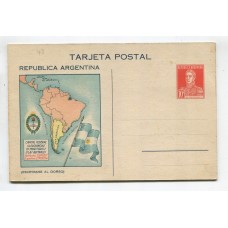 ARGENTINA ENTERO POSTAL GJ TAR-66 TARJETA POSTAL NUEVA U$ 50